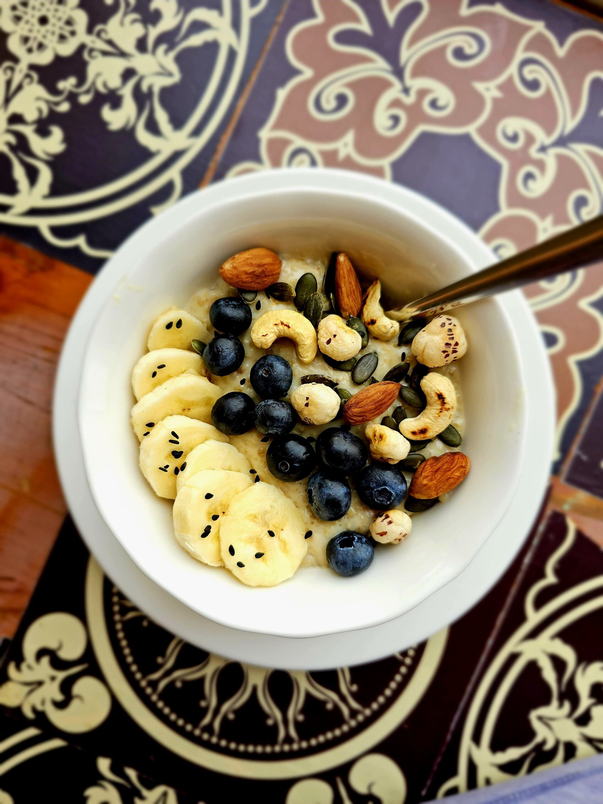 Steel cut oats porridge